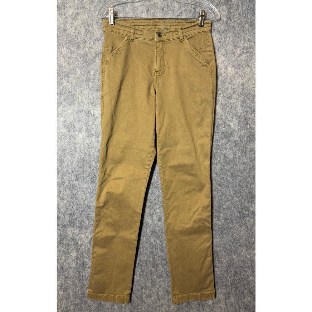 Kuhl Womens Tan Brown Straight Pants 4 Reg